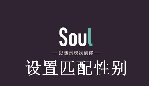 《soul》设置匹配性别操作方法