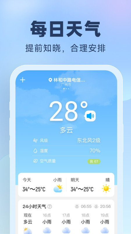 晴雨预报